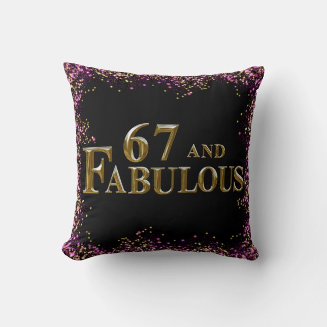 Coussin 67e anniversaire  (Recto)