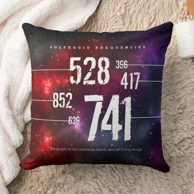 Coussin 6 Fréquences Solfeggio sur Starfield de poussière  (Couverture)