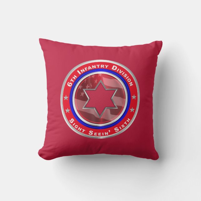 Coussin 6e Division d'infanterie Lance d'oreiller (Recto)