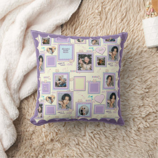 Coussin 7 Collage Photo Mignon Kawaii coréen k-pop hallyu