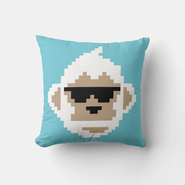 Coussin 8Bit Monku (Recto)