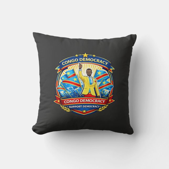 Coussin 90 Minutes Sans Bouger – Le Congo Fa Légendaire (Recto)