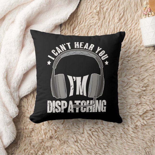 Coussin 911 Dispatcher ne peut pas vous entendre Je vous e (Couverture)