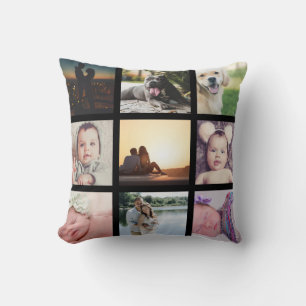 Coussin 9 Collage photo personnalisé