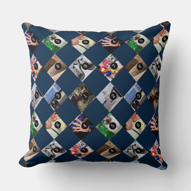 Coussin 9 de vos photos préférées pour en faire une (Recto)