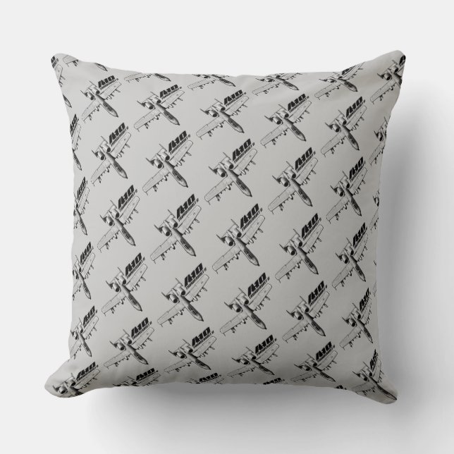 Coussin A-10 Thunderbolt II Throw Pillow Pillow Pillow (Recto)