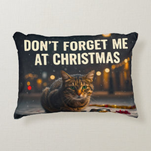 Coussin à accent PENSEZ AUX ANIMAUX À NOËL