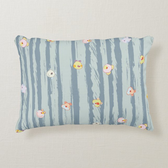 Coussin à accent - Visages Fantaisistes (Devant)
