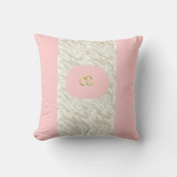 Coussin à anneau rose Mariage
