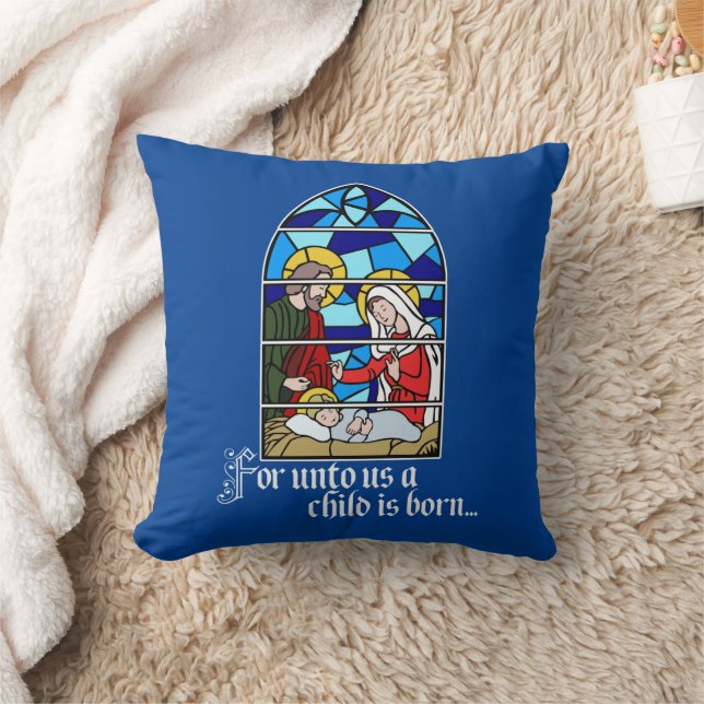 Coussin A Child is born (Couverture)