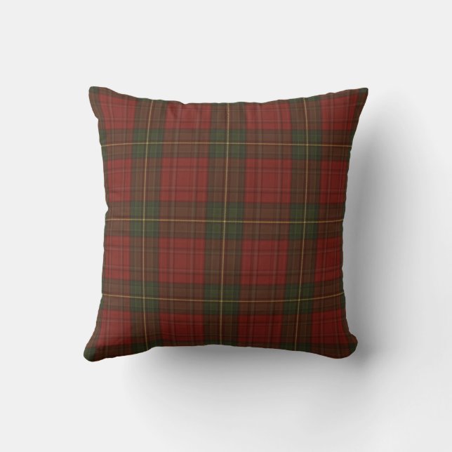 Coussin À damiers rouge et vert (Verso)