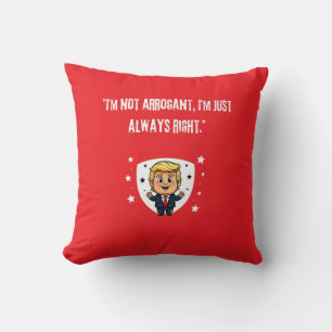 Coussin A digitally drawn image featuring Donald Trump in