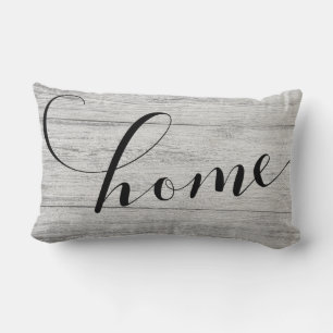 Coussin à domicile moderne sur Woodgrain Look