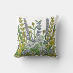 COUSSIN à fleurs SVery Printemps Couvre brodé