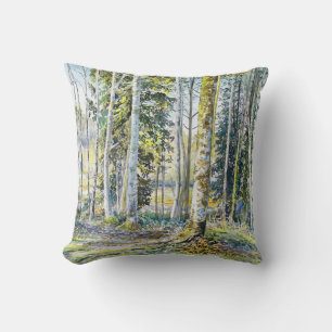 Coussin "À la limite de l'hiver..." -