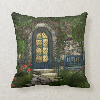 Coussin à la maison bienvenu