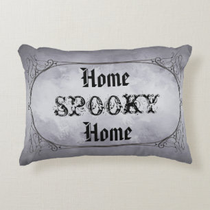 Coussin à la maison éffrayant à la maison 16"