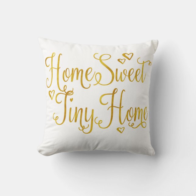 Coussin à la maison minuscule doux à la maison (Recto)