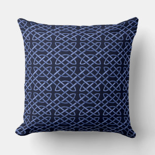 Coussin à lancer Motif céleste noir et bleu