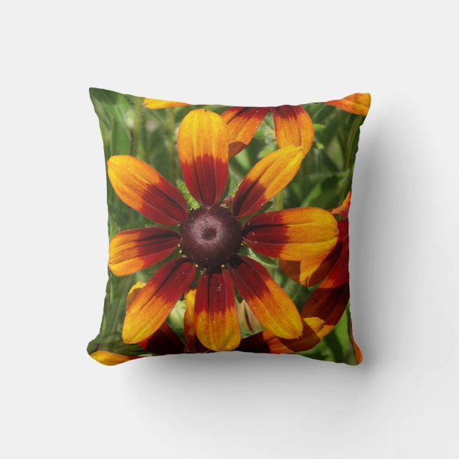 Coussin à lancer photo à fleurs 41 cm x 41 cm (Recto)