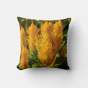 Coussin à lancer photo Plante jaune 41 cm x 41 cm