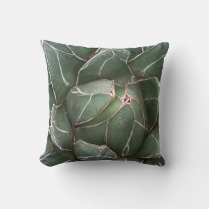 Coussin à lancer Plante Succulent vert 41 cm x 41