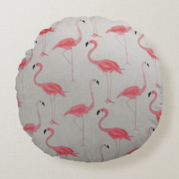 Coussin à lancer rond en polyester brossé personna