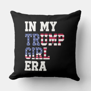 Coussin À mon ère de fille Trump US 47e président