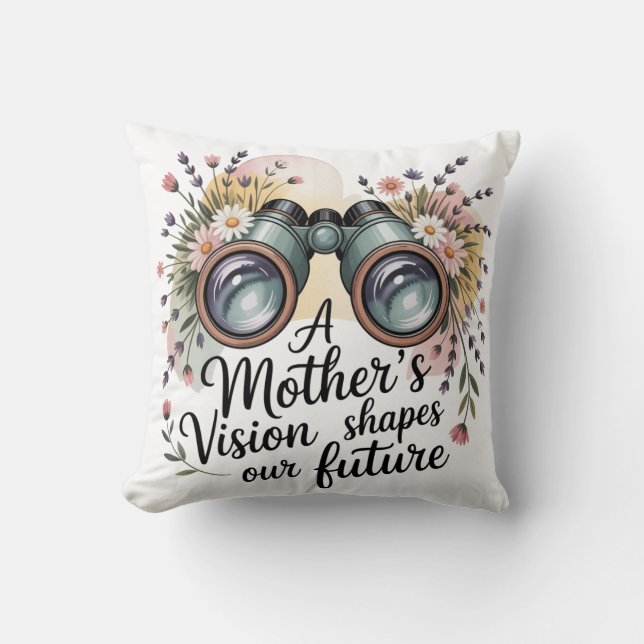 Coussin A Mother's Vision Shapes Our Future (Recto)