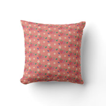 COUSSIN À MOTIF DE FLEURS DE CERISIER POUR DÉCORAT