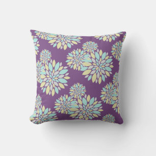 Coussin à motif de fleurs Pastel Petals
