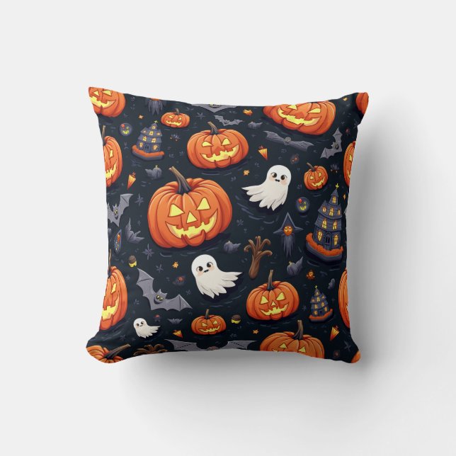 Coussin à motifs Halloween, Baguette (Recto)