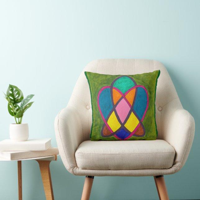 Coussin à noeud d'amour celtique (Chaise)