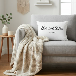 « Coussin à nom personnalisé – Cadeau personnalisé
