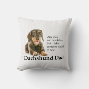 Coussin à poils durs Dachshund Papa