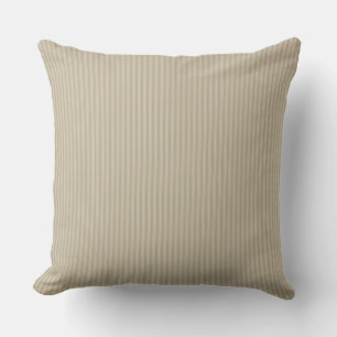 Coussin à rayures Beige Ticking