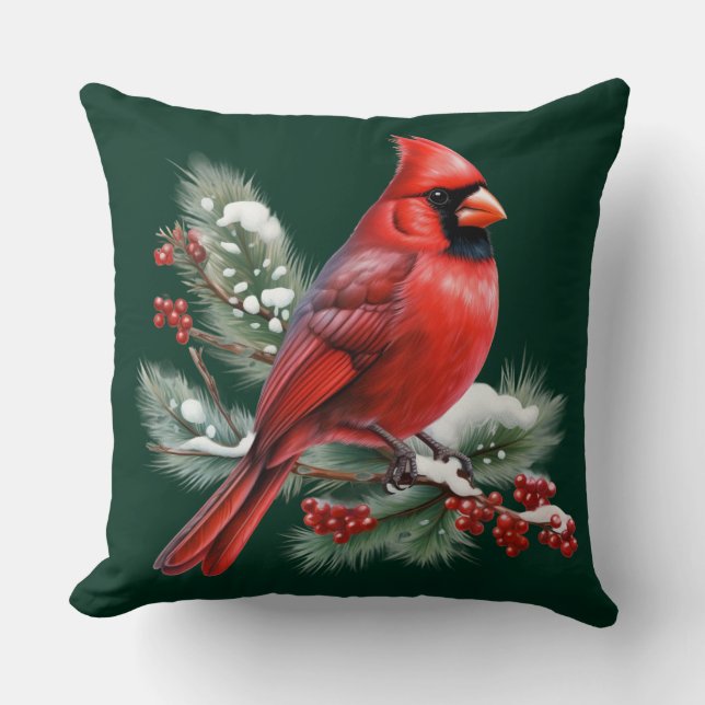 Coussin A Red Cardinal (Recto)