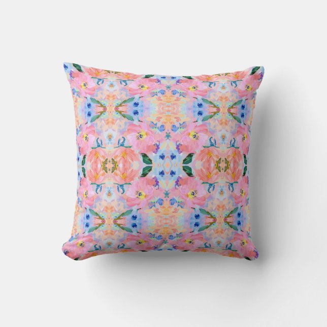 Coussin  A seamless pattern with colorful pastel  (Recto)