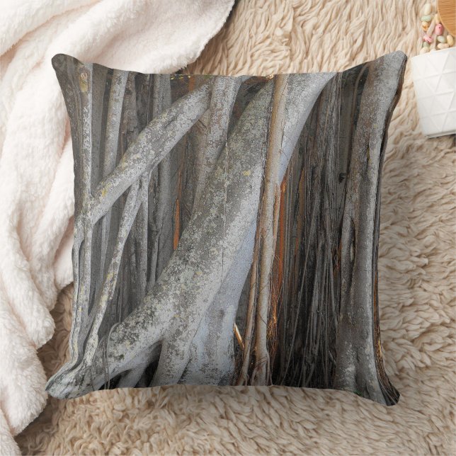 Coussin À travers l'arbre banian (Couverture)