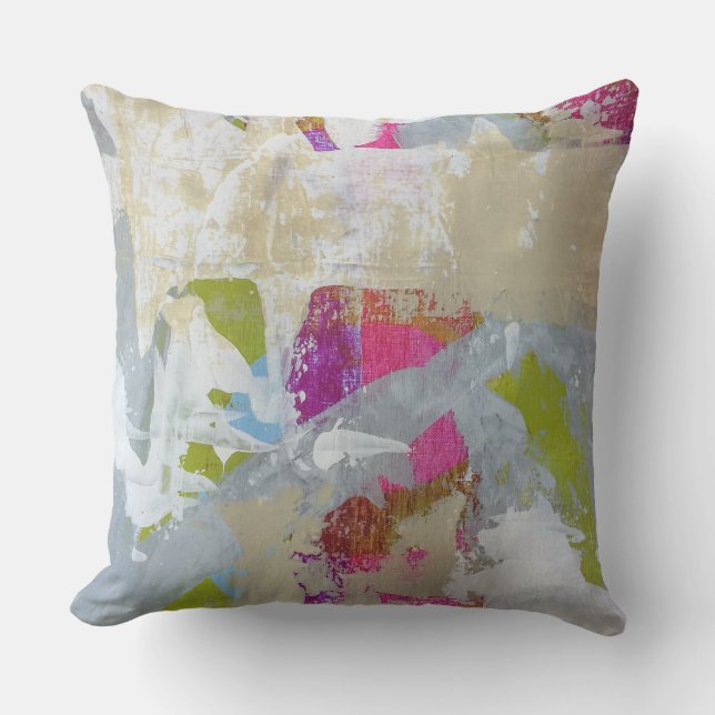 Coussin À travers le ciel 20 x 20 Poly Throw Pillow (Recto)