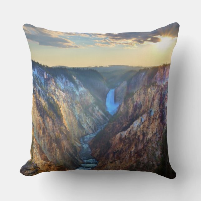 Coussin Abaissez les automnes du point de l'artiste (Recto)