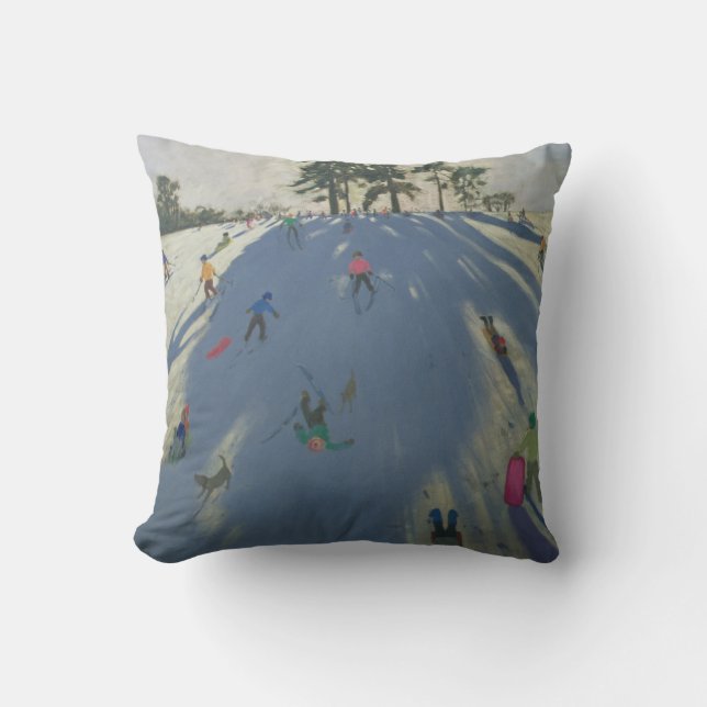 Coussin Abbaye Derby de Calke de ski (Recto)