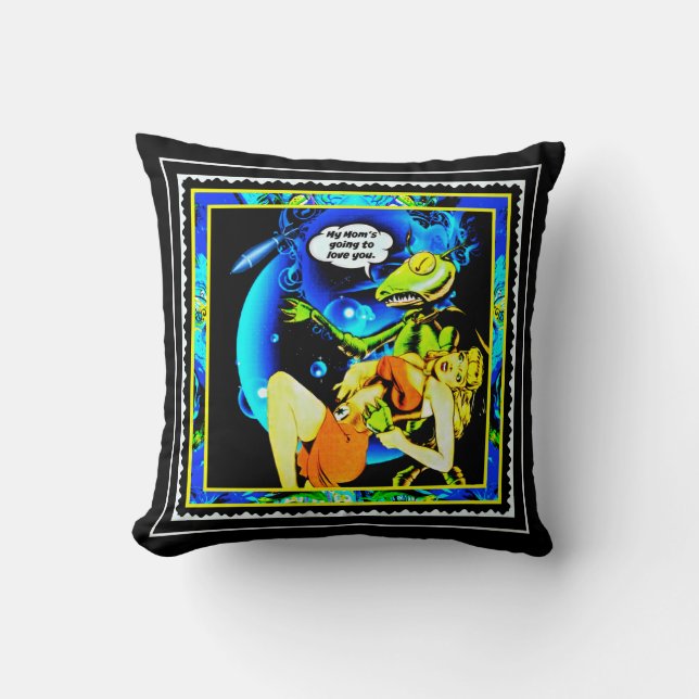 Coussin Abduction étrangère (Recto)