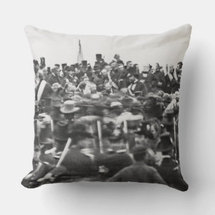 Coussin Abe Lincoln Adresse de Gettysburg : Fin de la Guer
