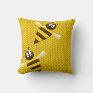 Coussin Abeille De Miel En Poussin De Peigne
