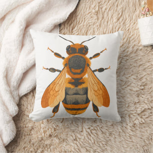Coussin Abeille de style antique - Inspiré Vintage