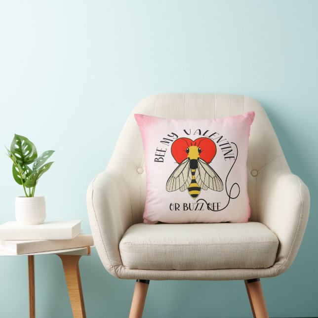 Coussin Abeille Ma Valentine Ou Buzz De Fun (Chaise)