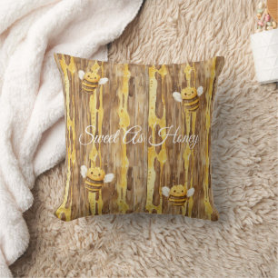 Coussin Abeilles de Noël Bonheur Miel