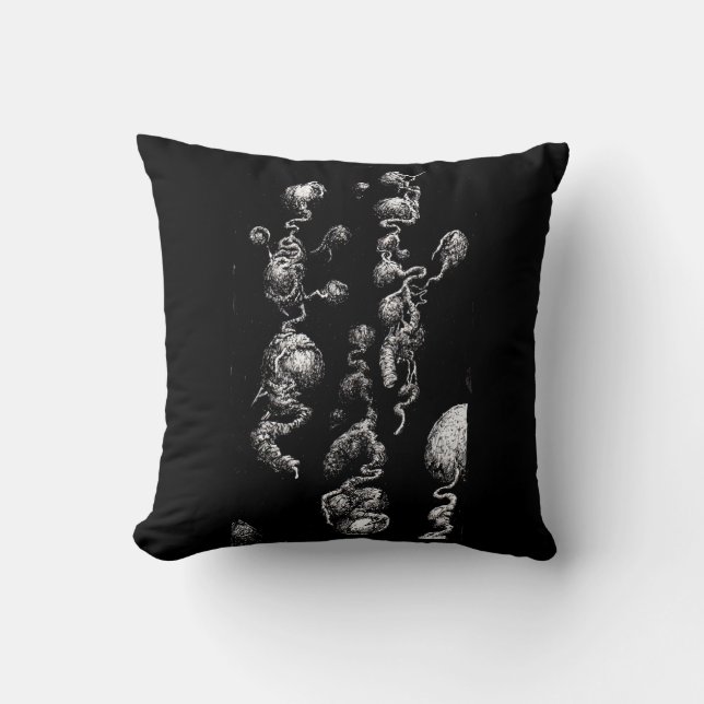 Coussin Aberrations organiques flottantes (Recto)