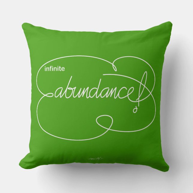 Coussin ABONDANCE infinie - Nuage gras - W (Recto)